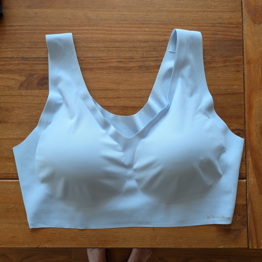 La Vie en Rose Light Blue Seamless Bra